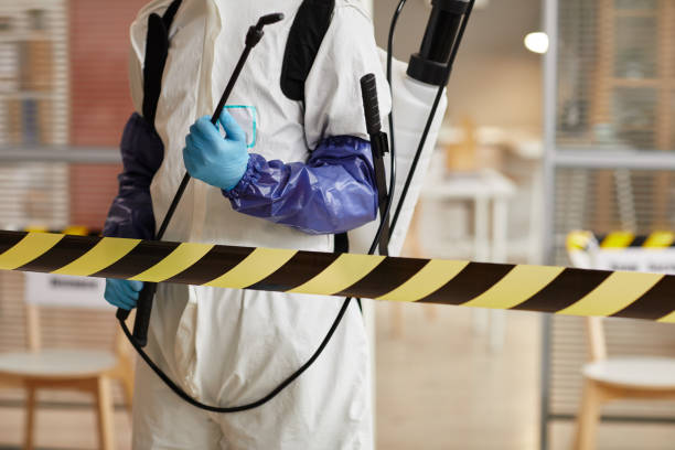 Professional Biohazard Cleanup technician working in Sanborn, IA
